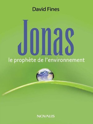 cover image of Jonas le prophète de l'environnement